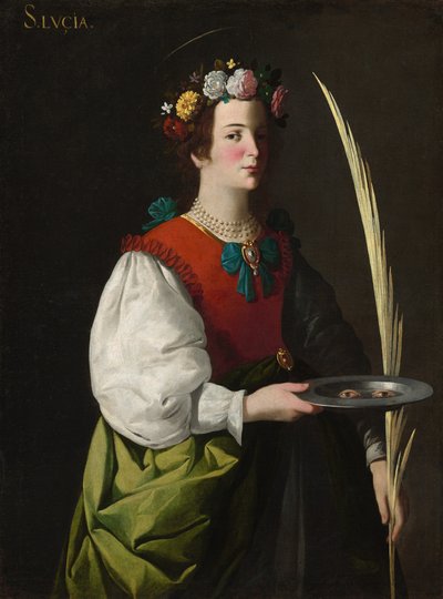 Saint Lucy, c.1625-1630 by Francisco de Zurbaran